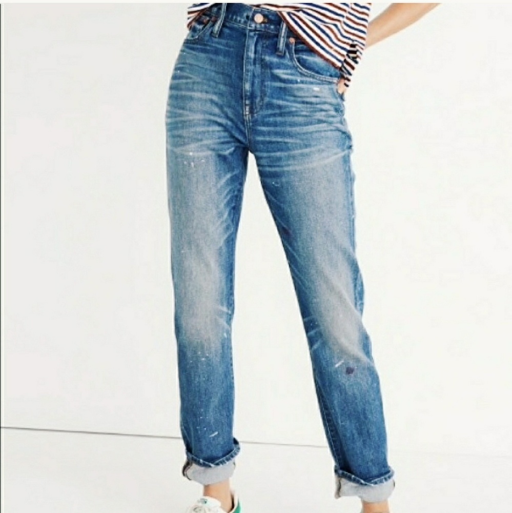 Madewell High Rise Slim Boyjean